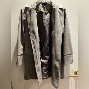 Topshop Gray Pea Coat US size 2
